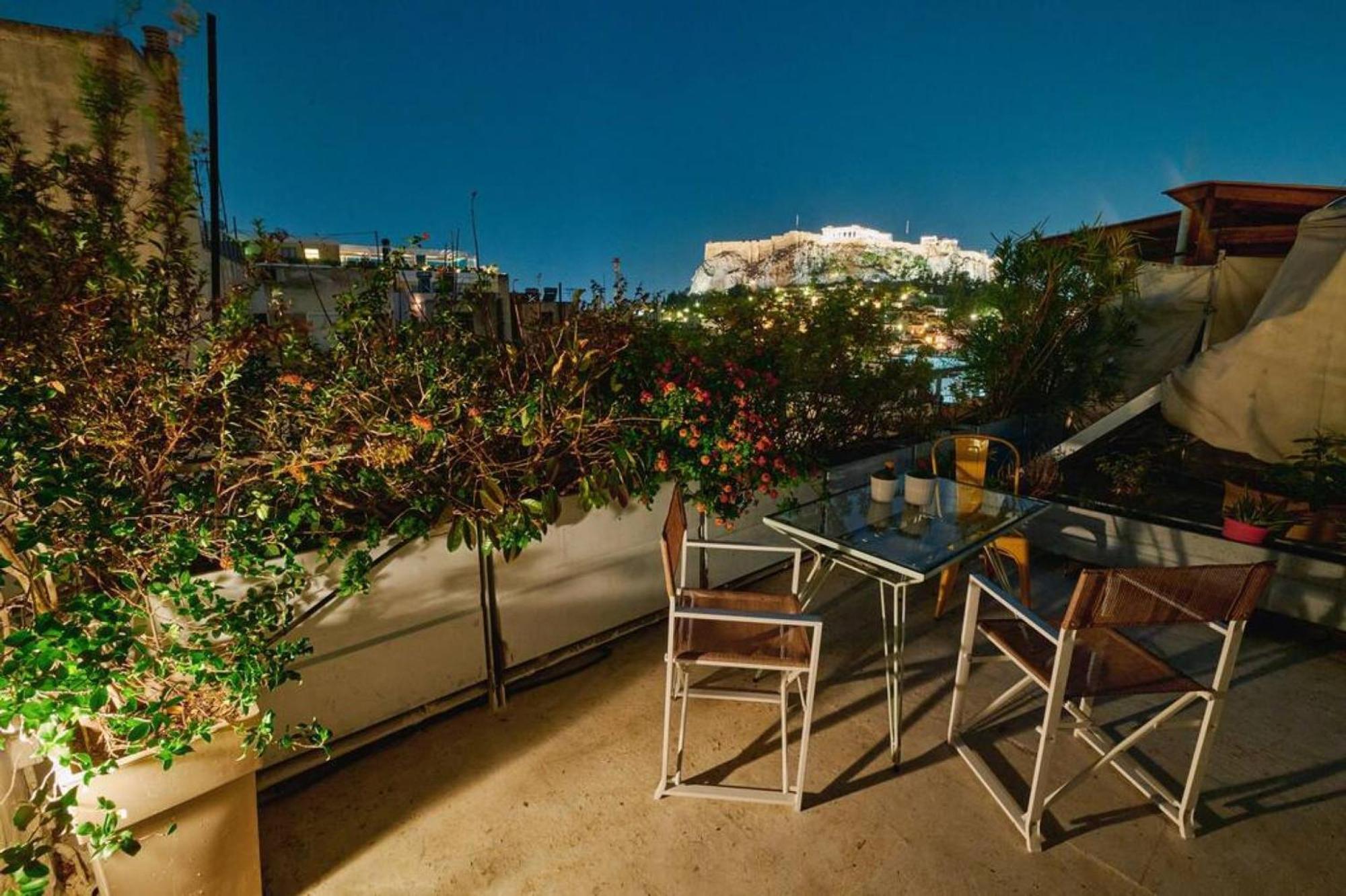360 View In Roof Top Appartment With Patio Atény Exteriér fotografie
